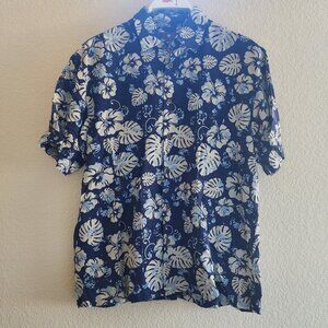 Toscano Hawaiian Button-up - M